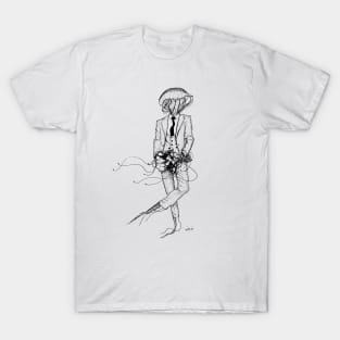 Drift Away - Original Pen and Ink Artwork T-Shirt